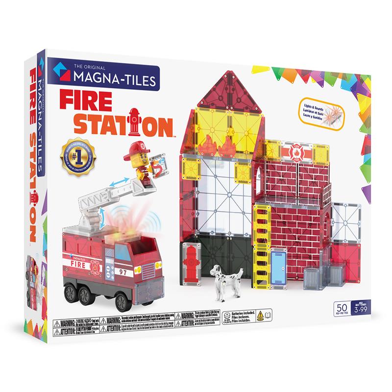 Magna Tiles Fire Station
