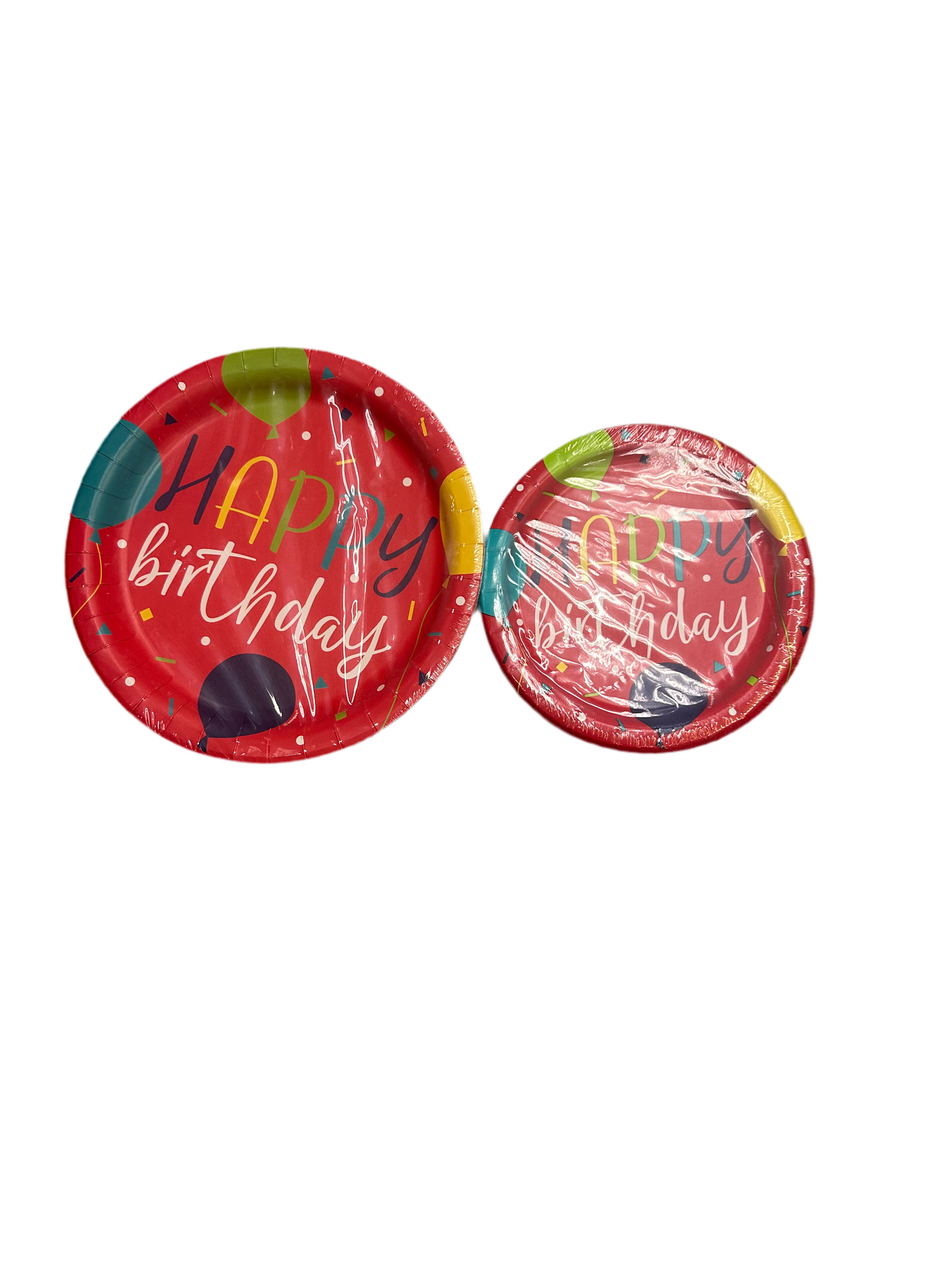 Happy Birthday Paper Plates (Pack of 8)