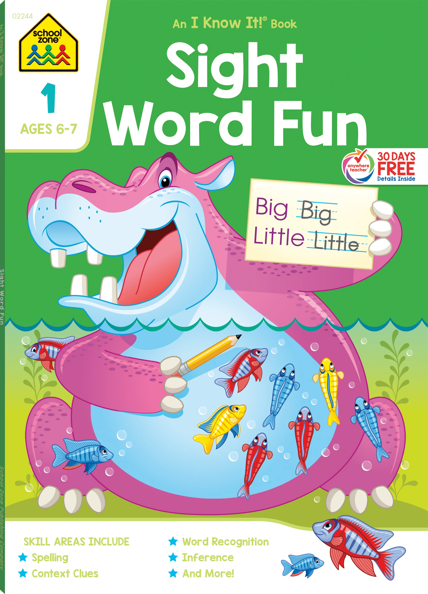School Zone Sight Word Fun Booklet