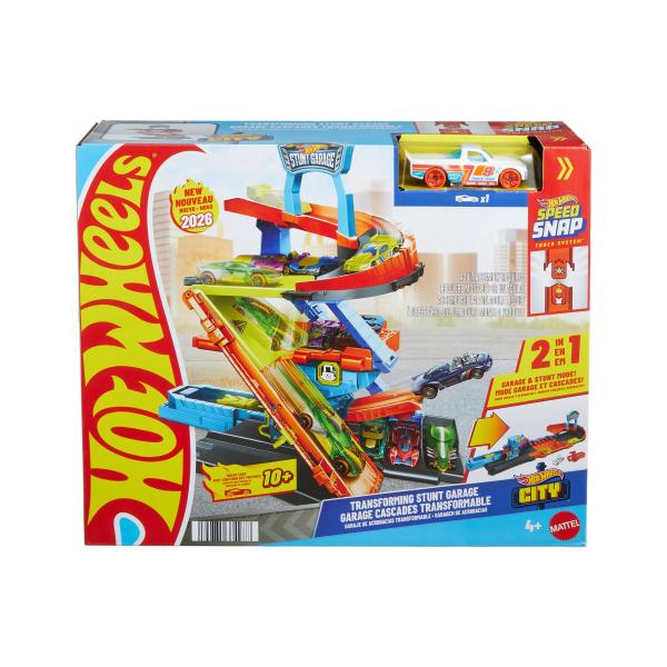 Hot Wheels City Transforming Stunt Garage