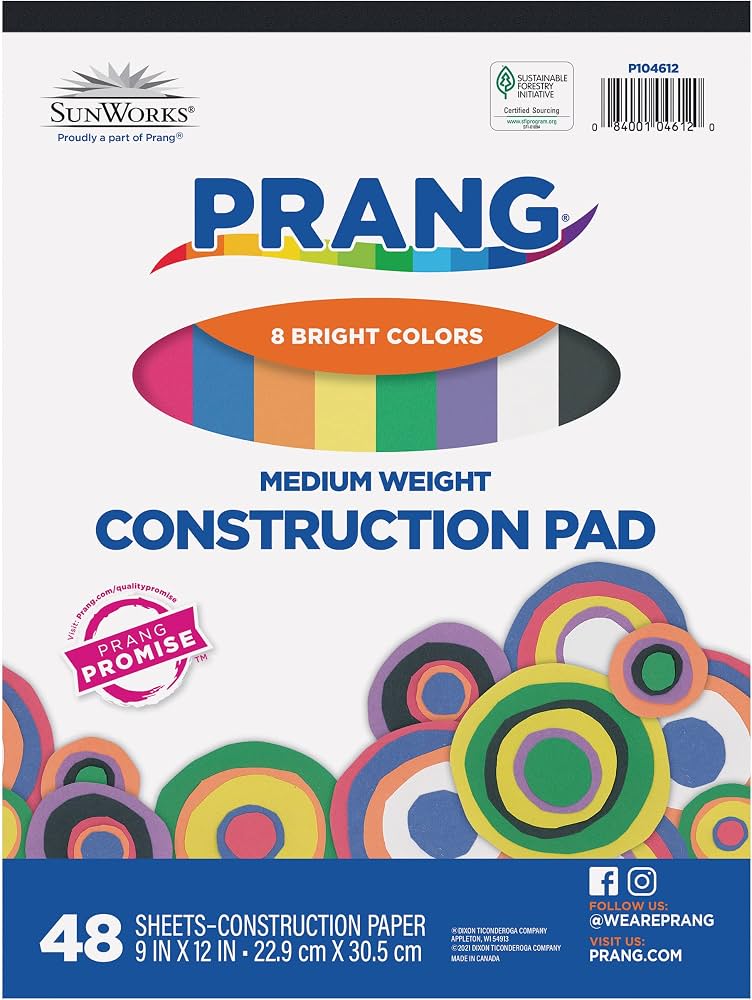 Prang Medium Weight Construction Paper