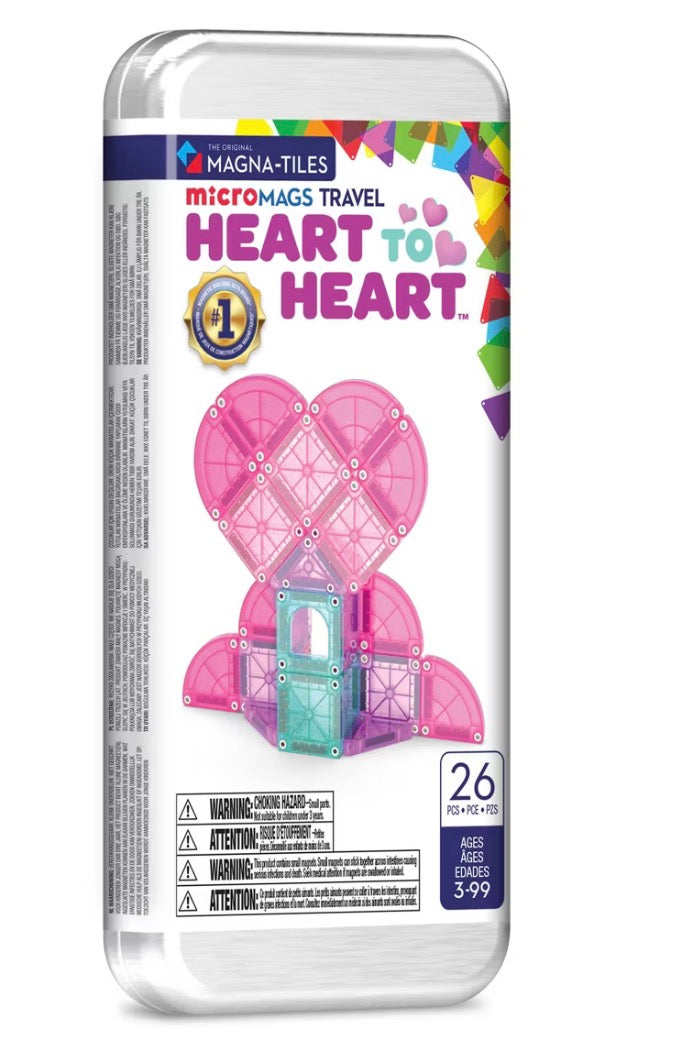 Magna Tiles Heart To Heart Travel Tin