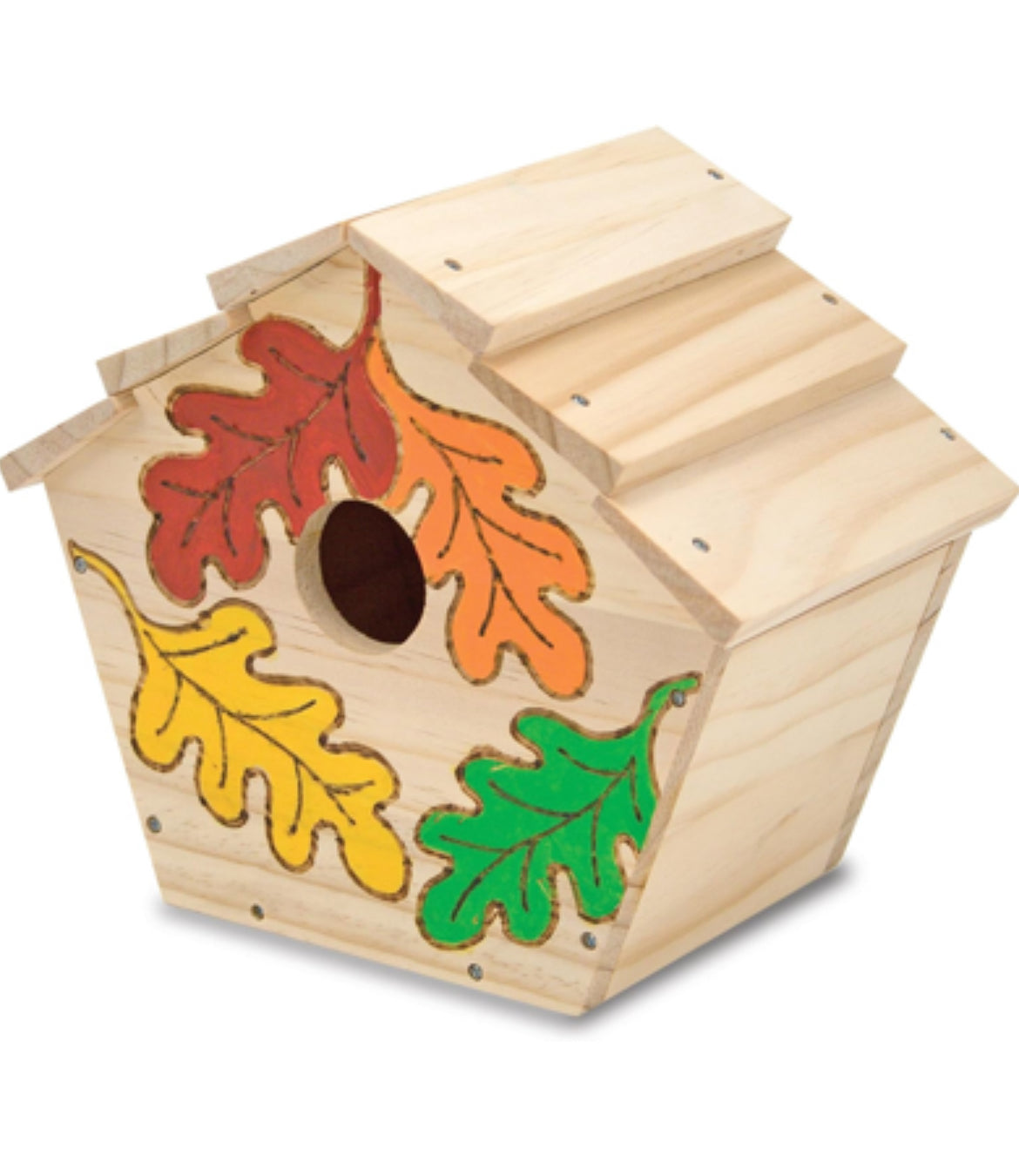 Melissa & Doug Build-Your-Own Wooden Birdhouse Craft Kit
