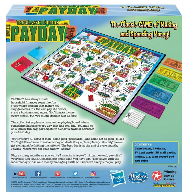 Hasbro Gaming Pay Day Board Game