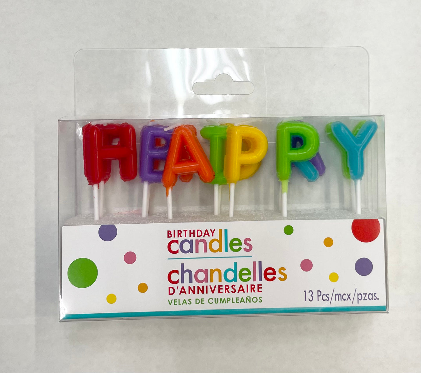 Amscan Happy Birthday Letter Candles