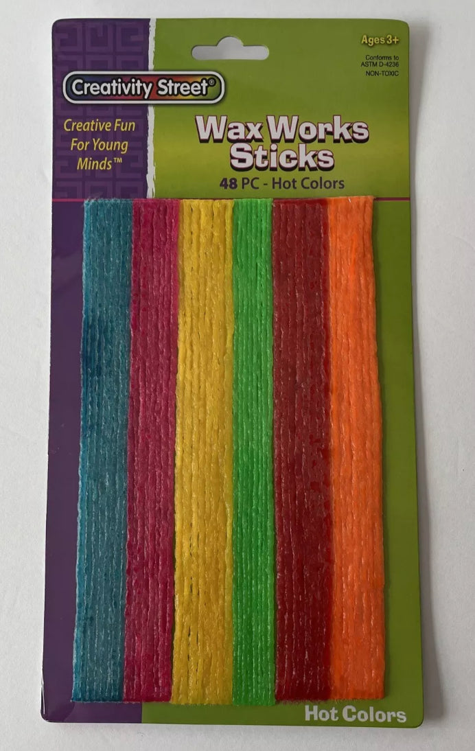 Creativity Street Wax Works Sticks (48 Pcs)