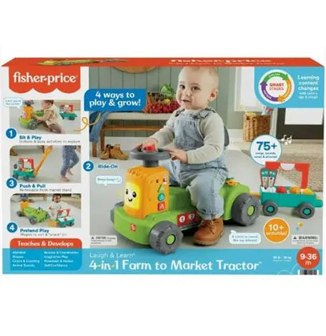 Fisher Price laugh n Lear 4 in1 Farmer to Market Tractor