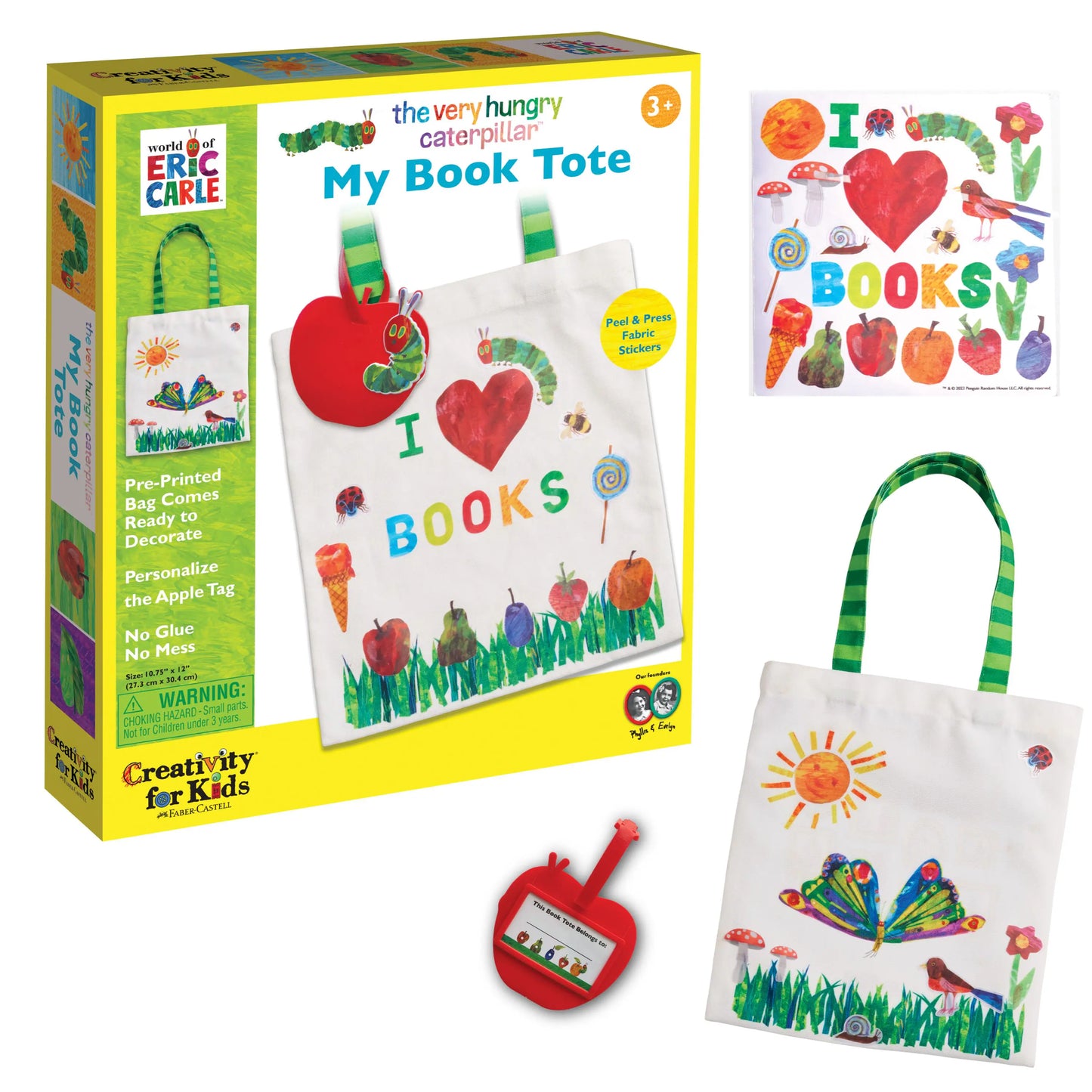 Creativity for Kids The Very Hungry Caterpillar Tote Bag Kit