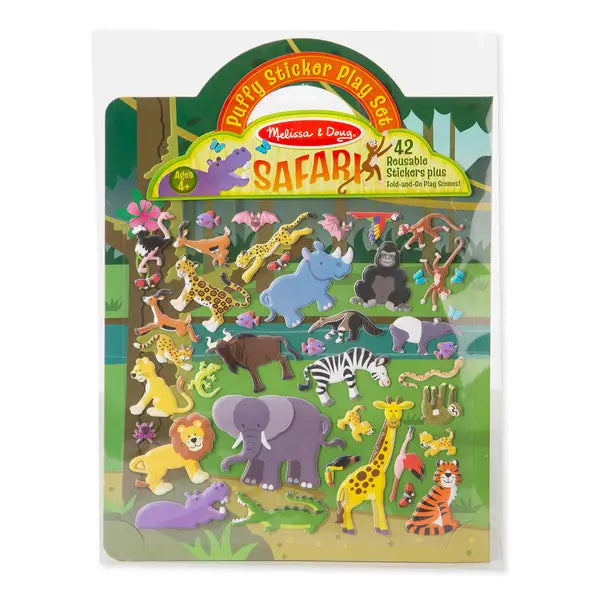 Melissa &Doug Reusable Stickers - Safari