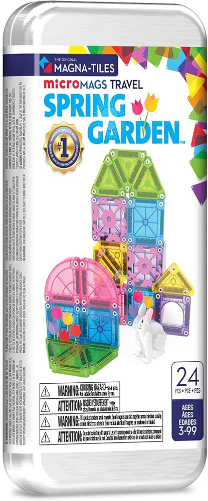 Magna Tiles Spring Garden Travel Tin