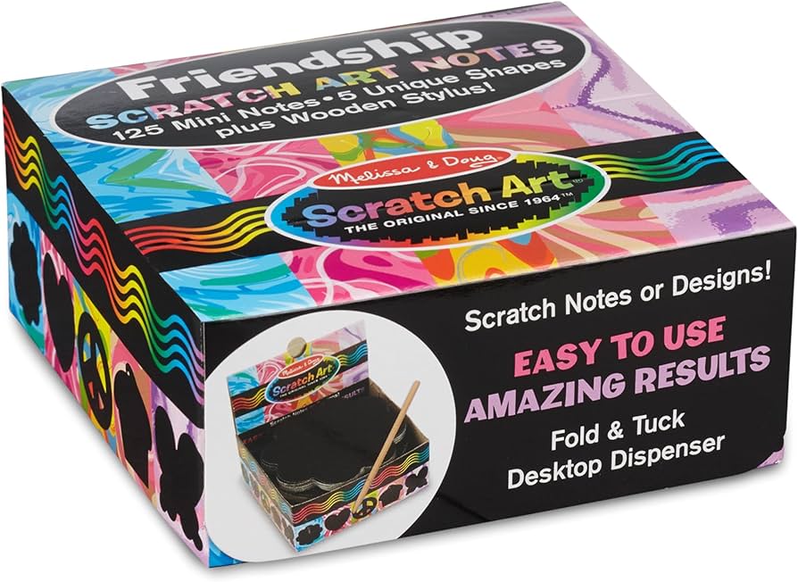 Friends Scratch Art Notes Kit