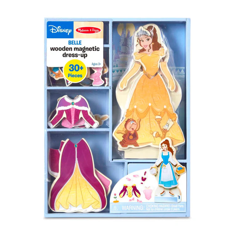 Melissa & Doug Wooden Magnetic Dress-Up Belle