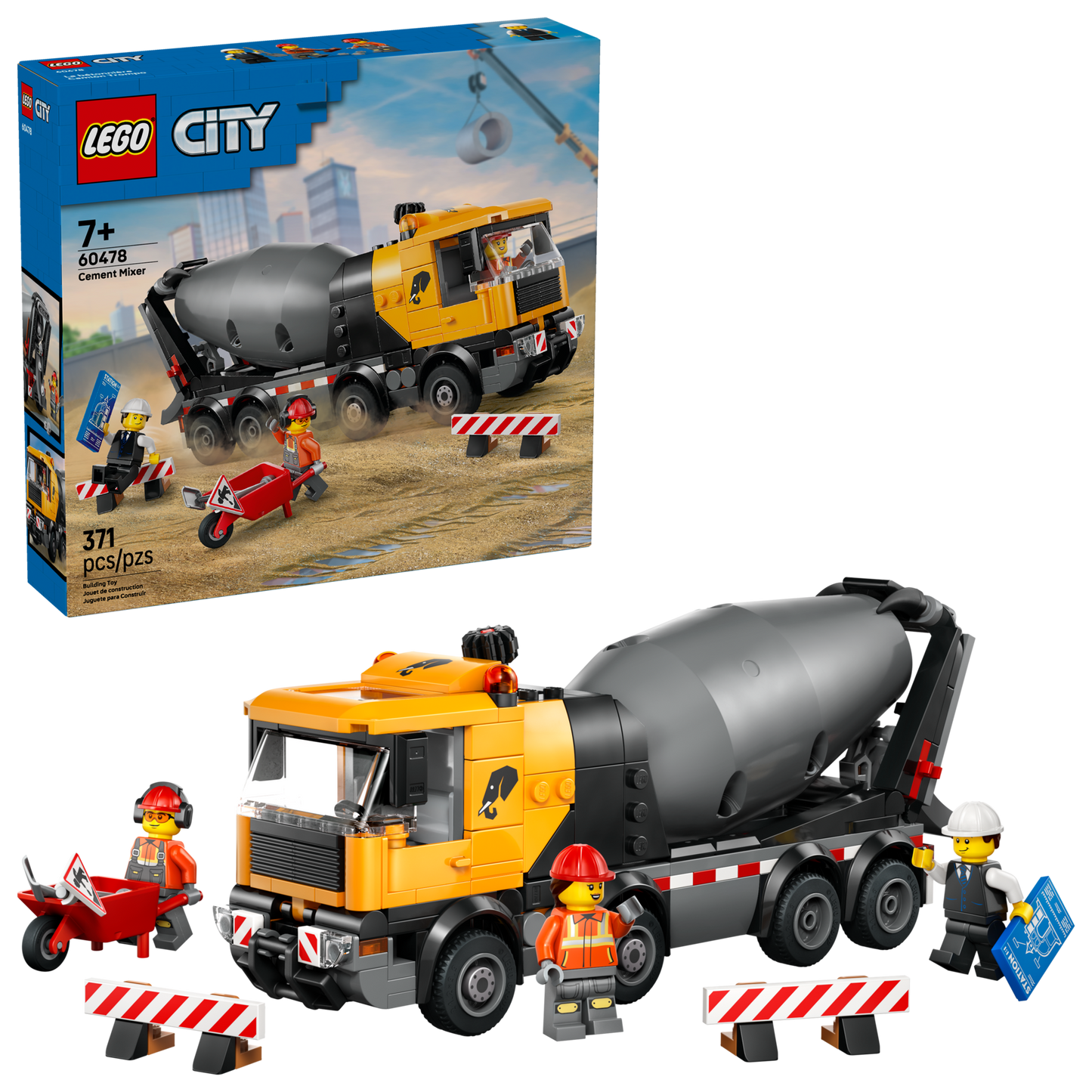 LEGO City 60478 Cement Mixer