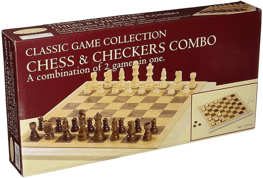 Classic Game Collection Chess & Checkers Combo