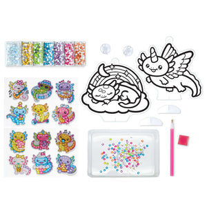 creativity for kids big gem diamond painting axolotl