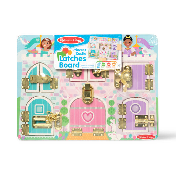 Melissa & Doug Princess Castle Latches Board