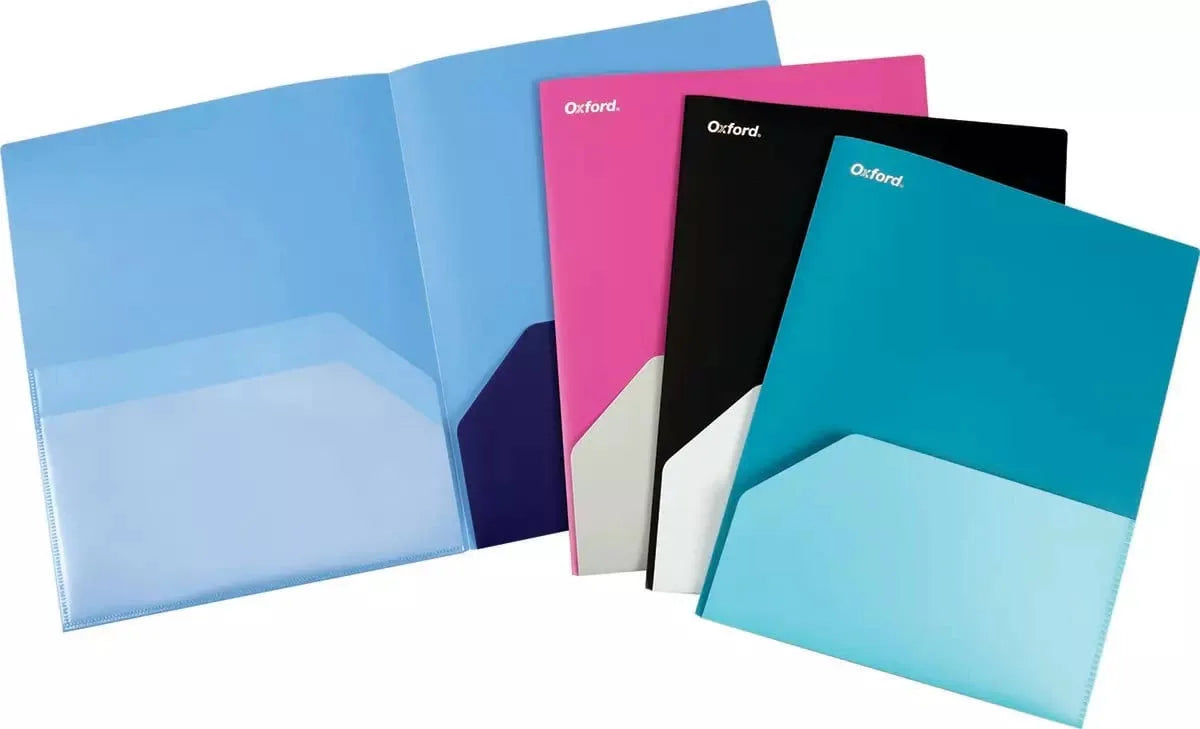 Oxford Twisted Twin Pocket Folders