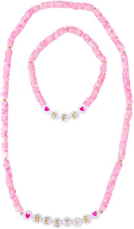 Great Pretenders Bestie Necklace &Bracelet Set