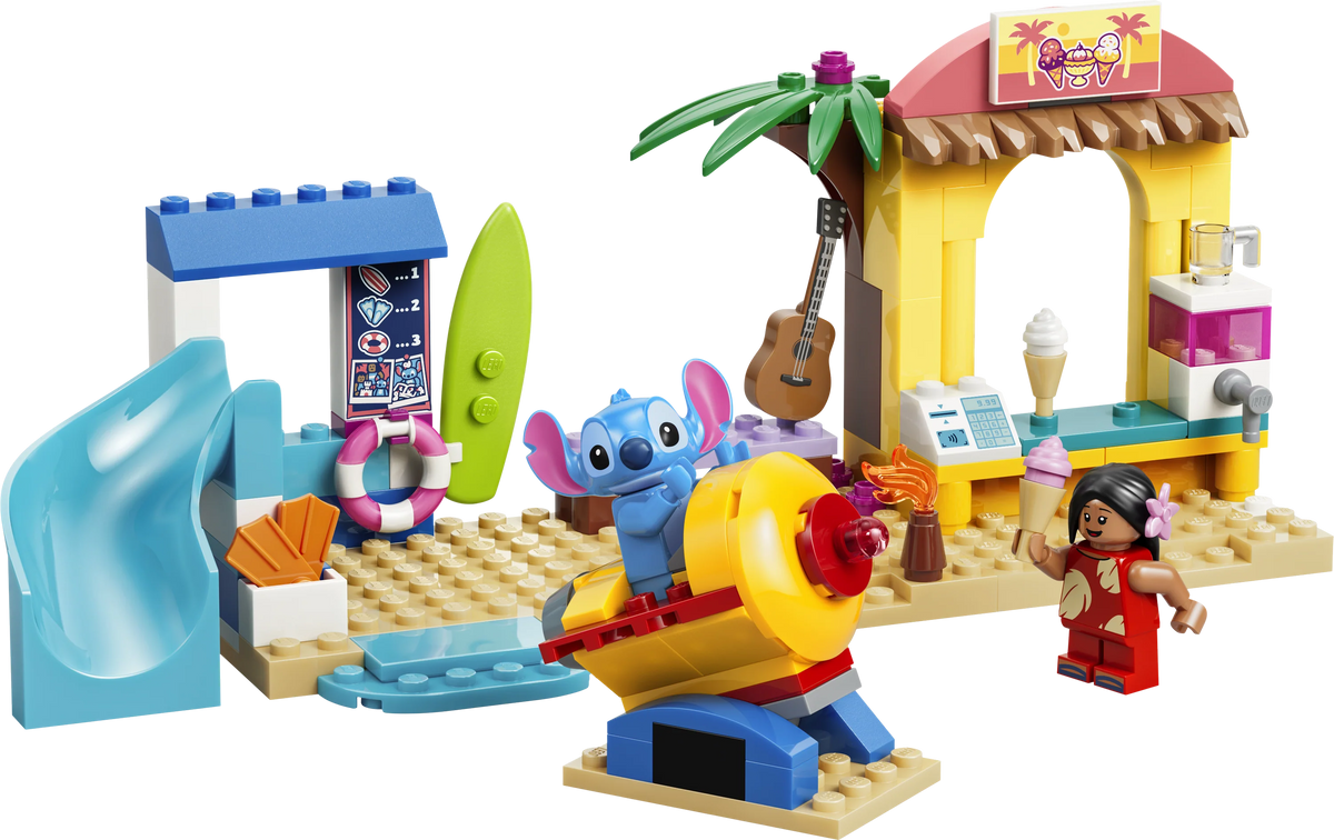 LEGO Disney 43280 Beach Fun with Lilo & Stitch