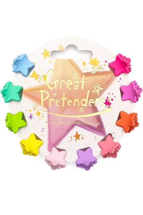 Great Pretenders Rainbow Star Mini Hairclips