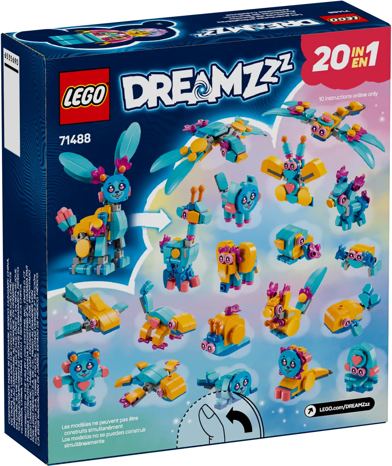 LEGO Dreamzzz 71488 Bunchu’s Creative Animal Adventures