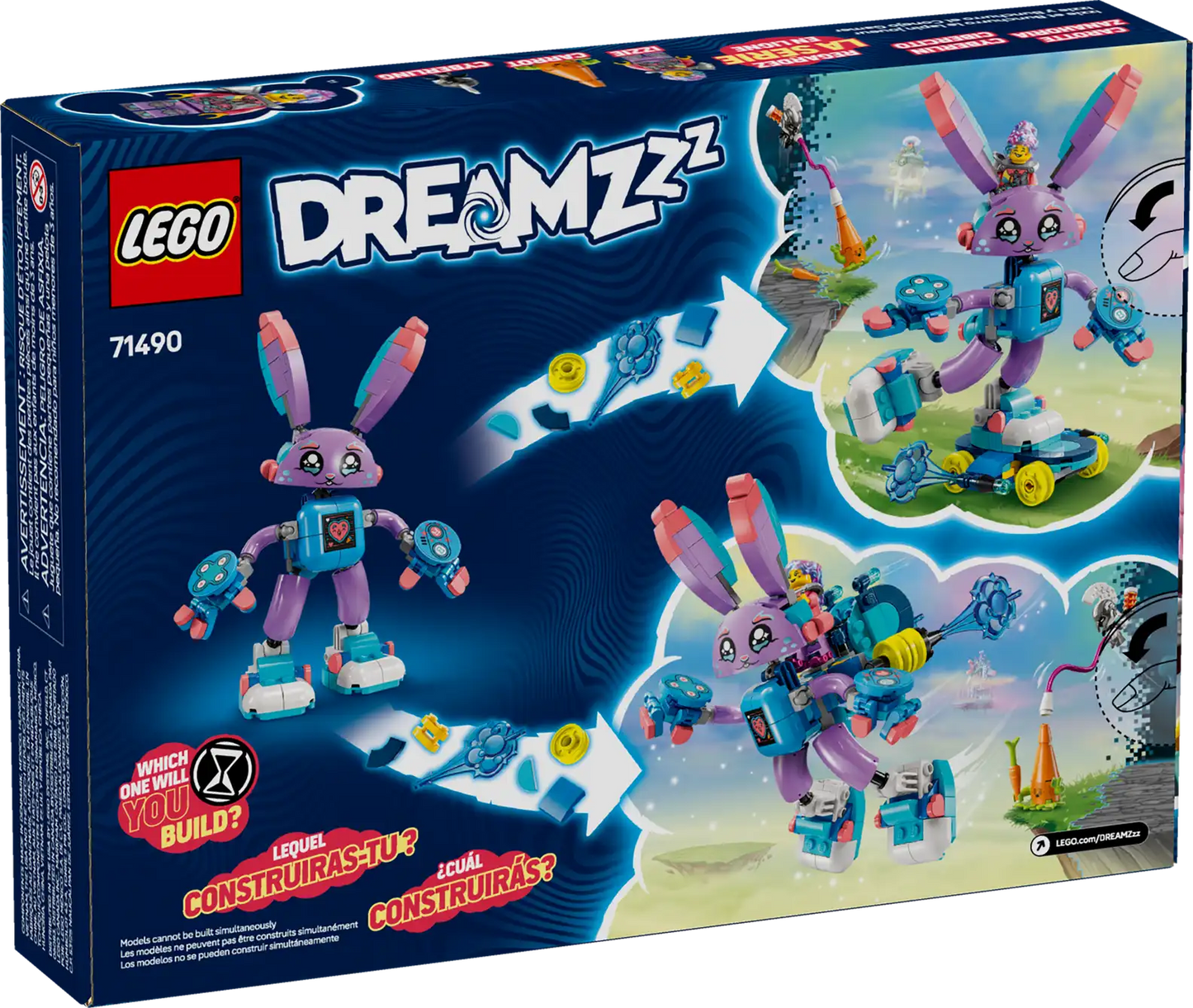 LEGO Dreamzzz 71490 Izzie and Bunchurro the Gaming Bunny