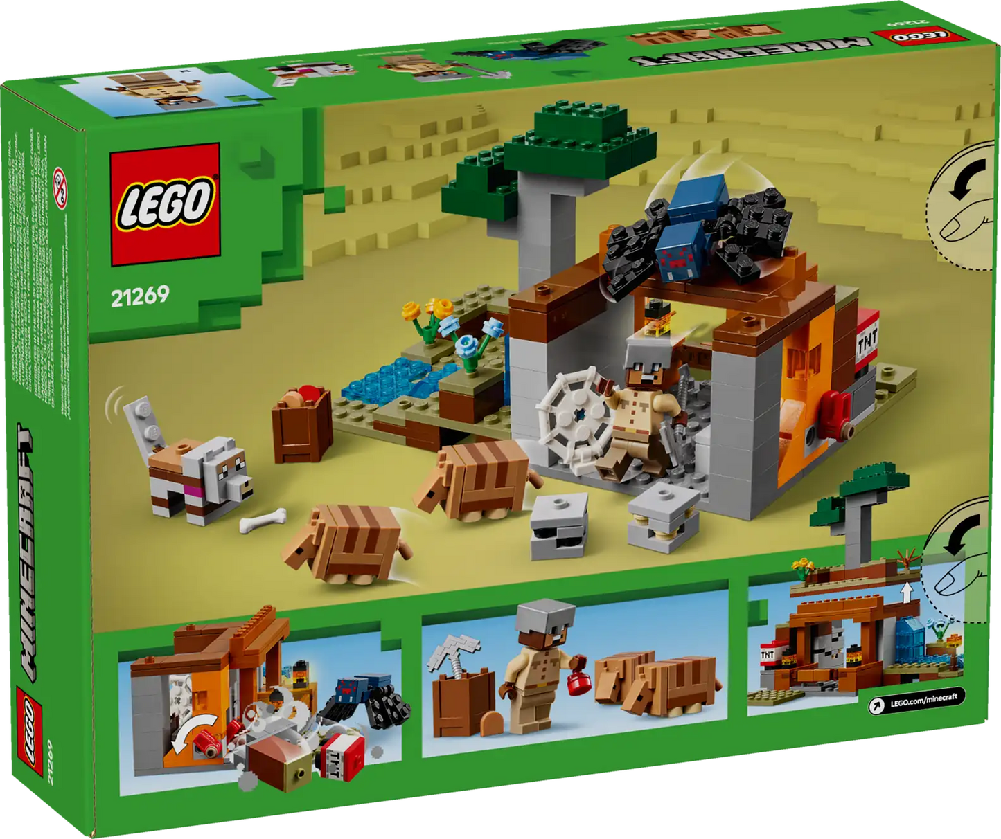 LEGO Minecraft 21269 The Armadillo Mine Expedition