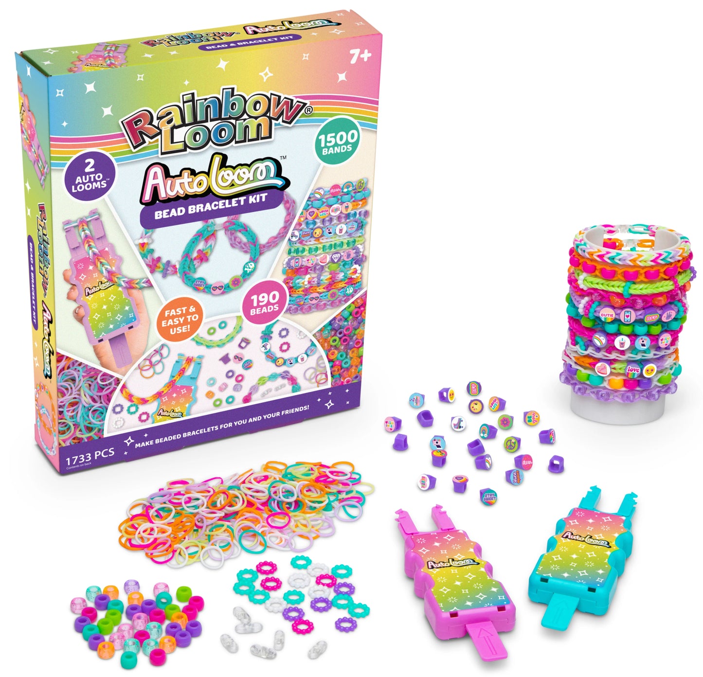 Rainbow Loom Auto Loom Bead Bracelet Kit
