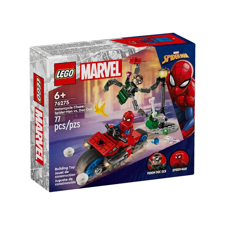 Lego 76275 Motorcycle Chase: Spider-Man Vs. Doc Ock – Big Top of
