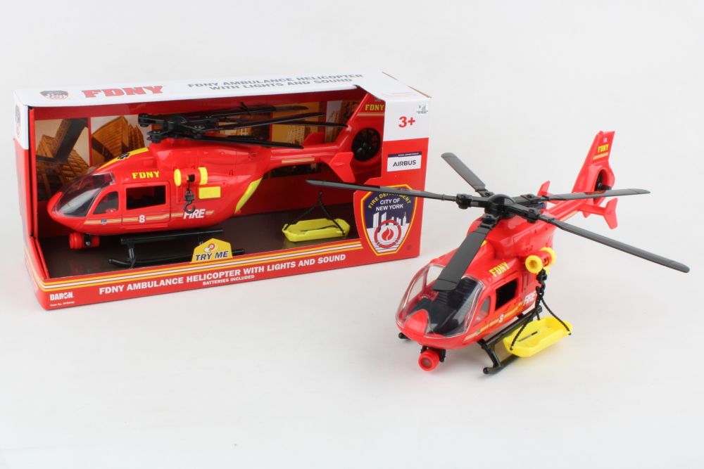 FDNY Ambulance helicopter with lights and sounds