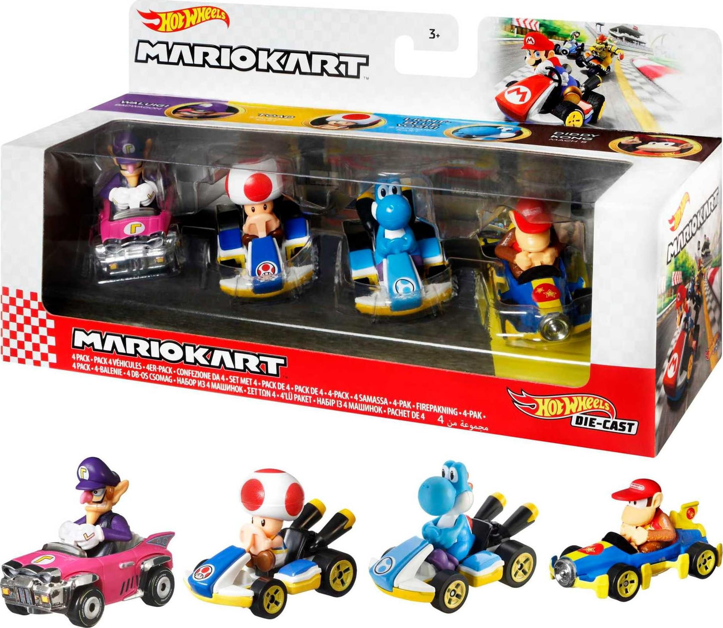 MarioKart 4 Pack race-cars