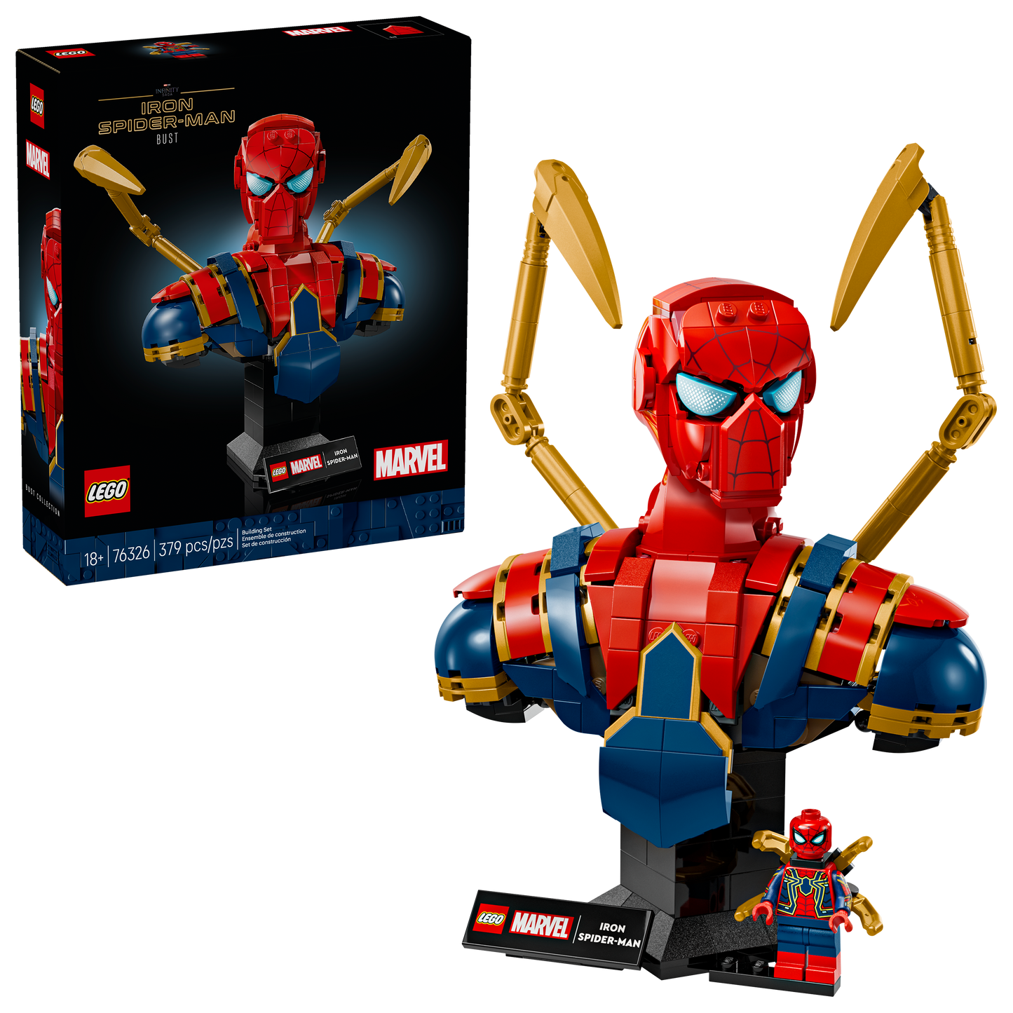 LEGO Marvel Iron Spider-Man Bust