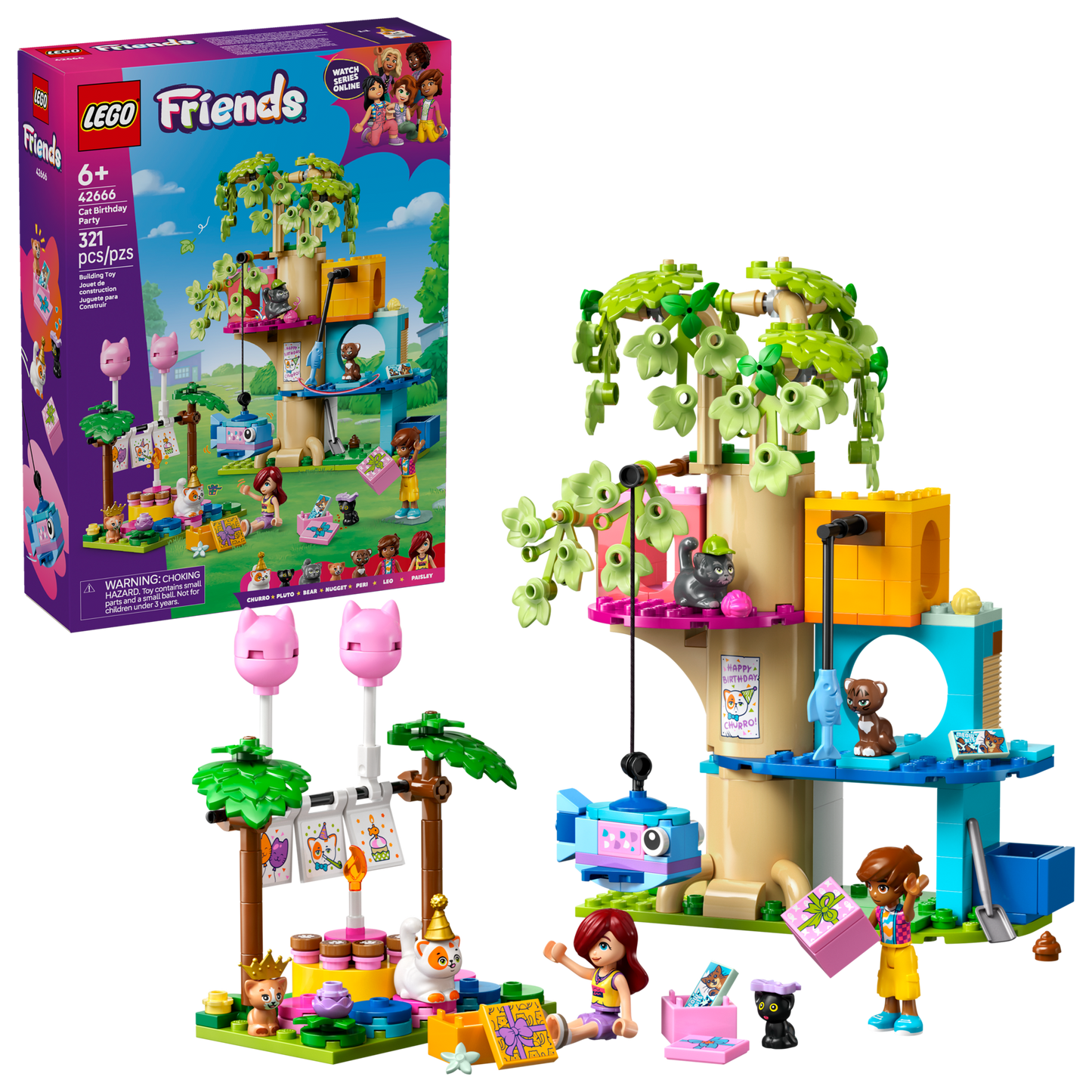 LEGO Friends Cat Birthday Party