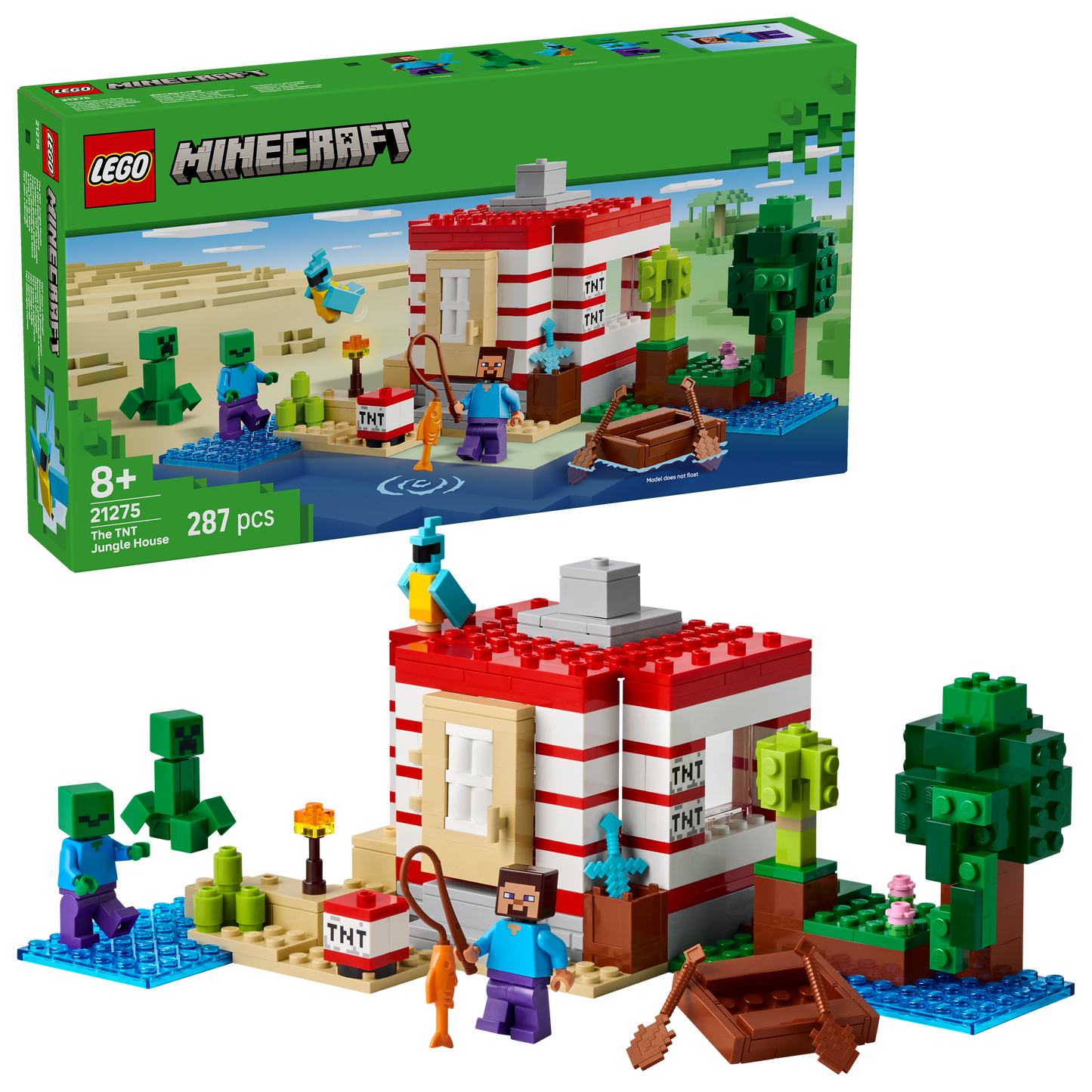LEGO Minecraft The TNT Jungle House