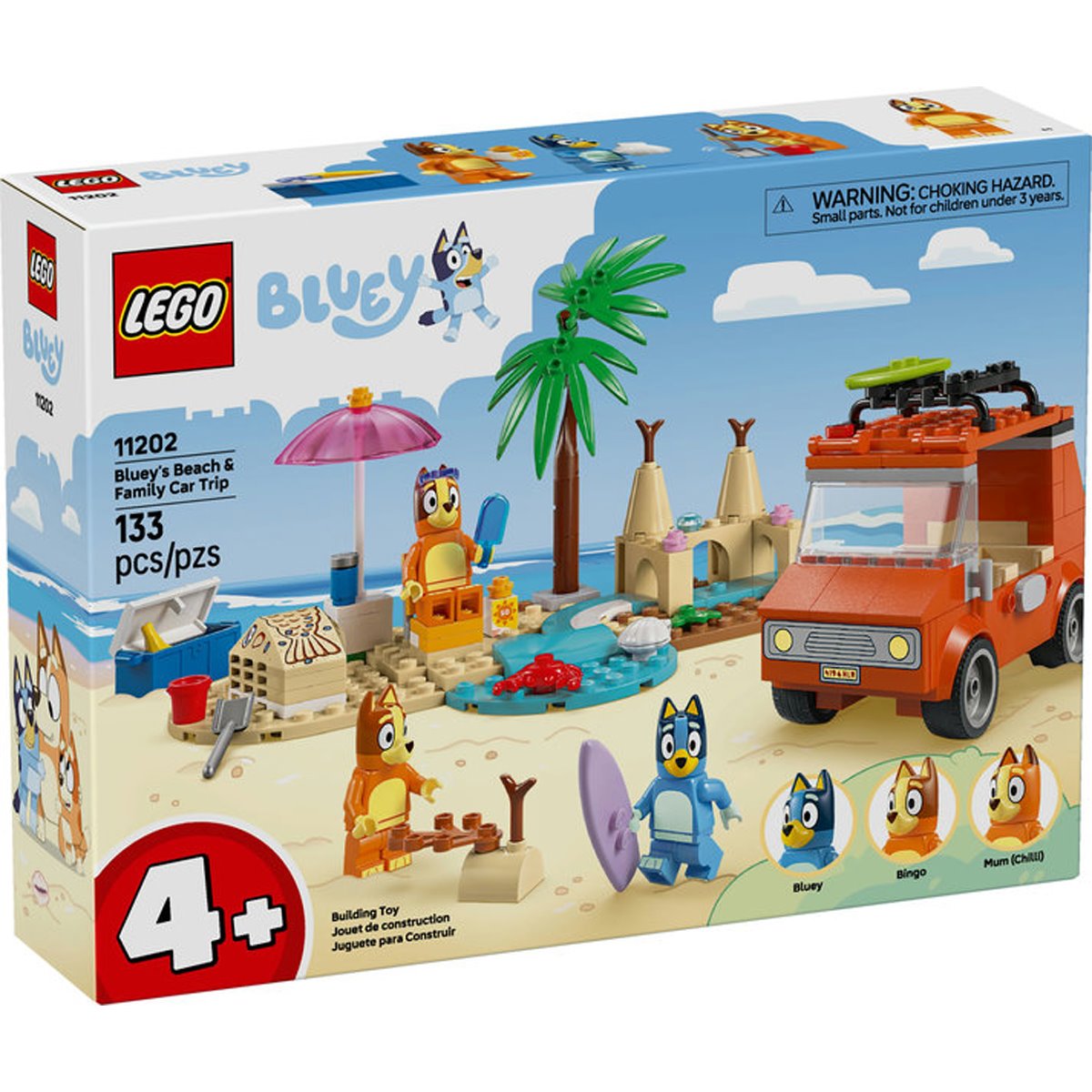 LEGO Bluey’s Beach and Family Car Trip