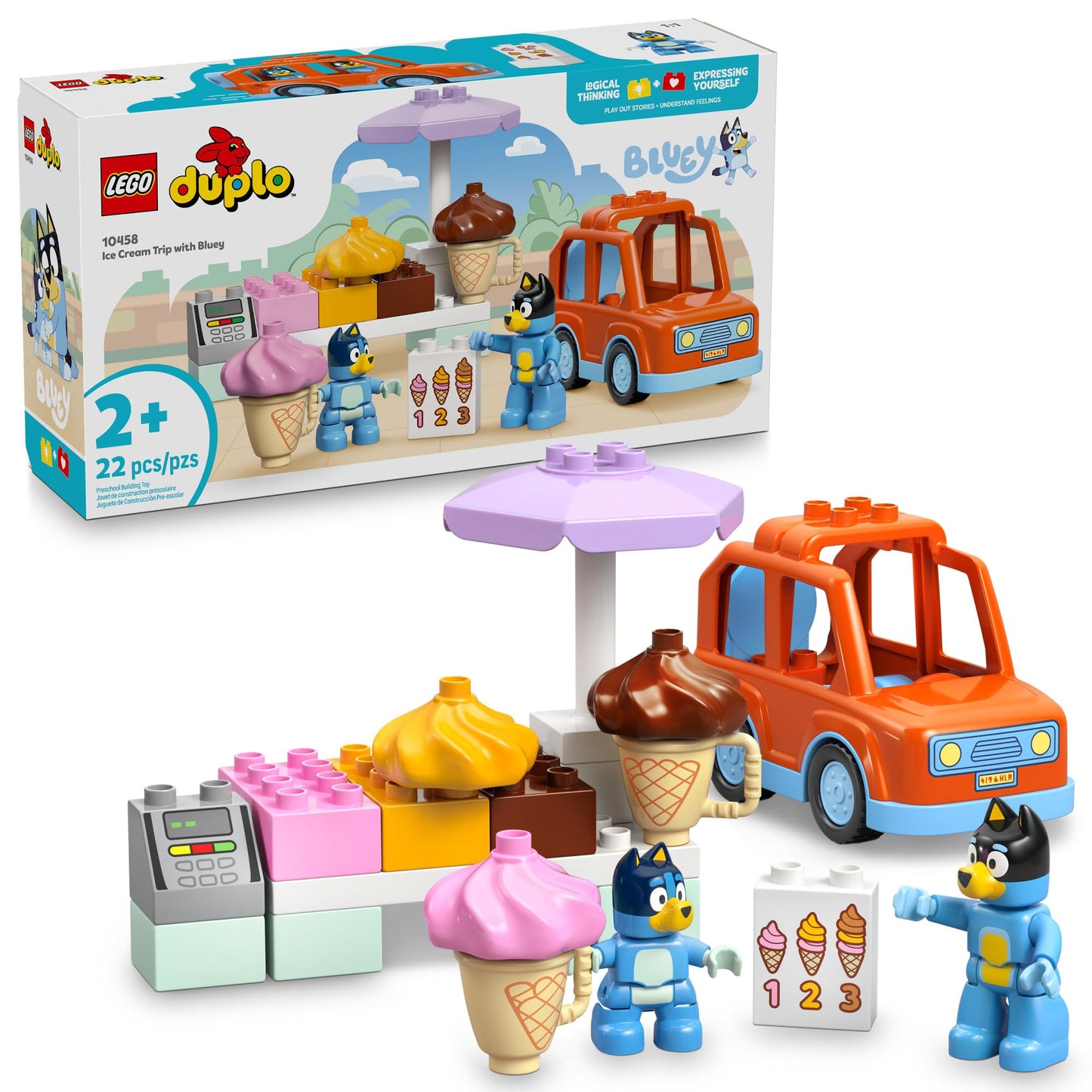 LEGO Duplo Ice Cream Trip with Bluey