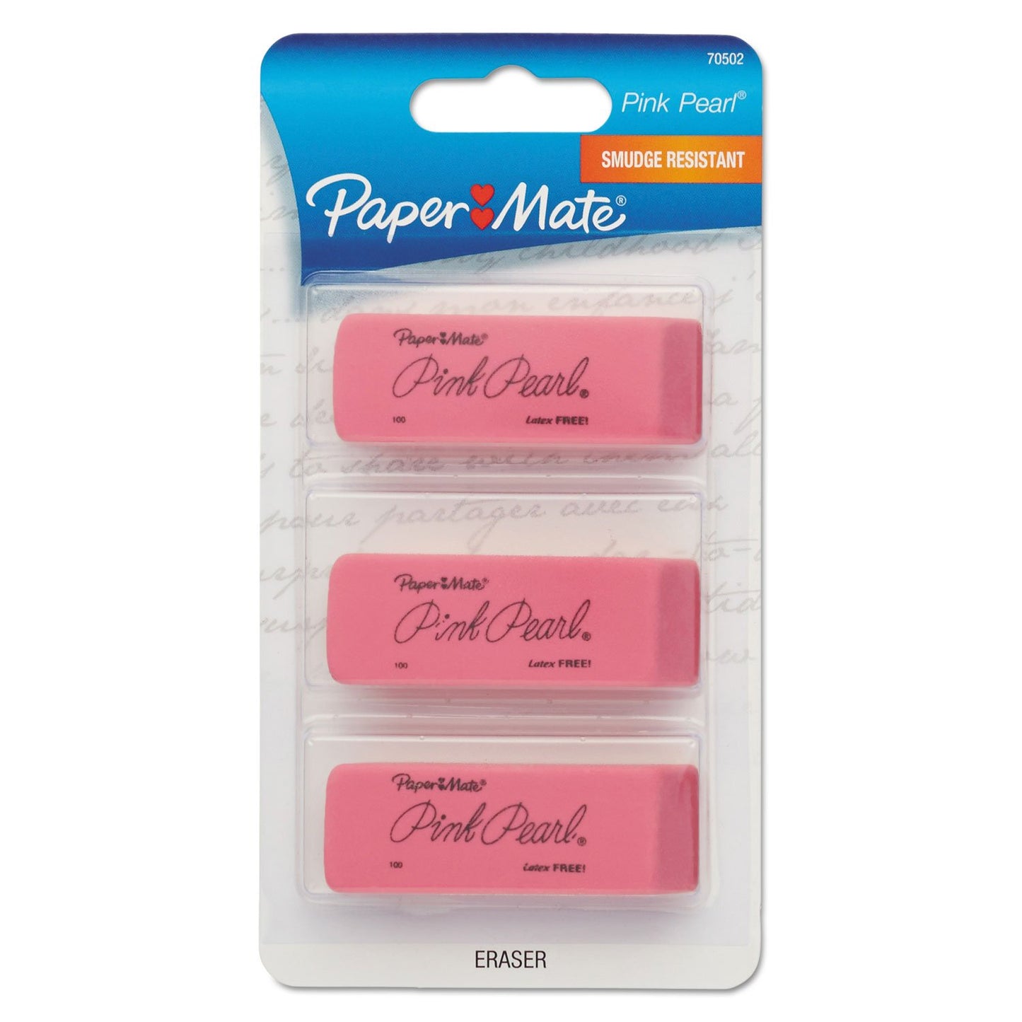 Paper Mate 3 Pack Erasers
