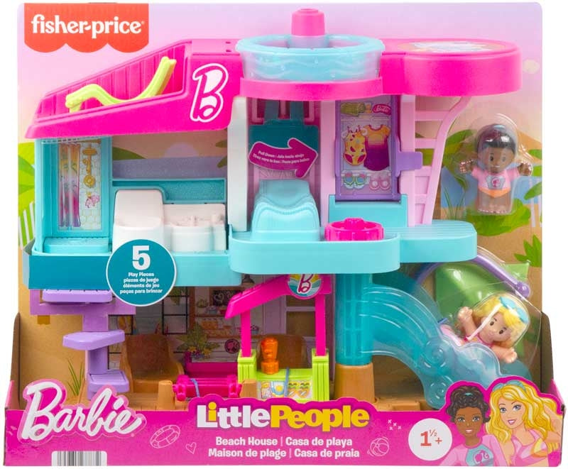 Fisher-Price Little People Barbie Beach House playset