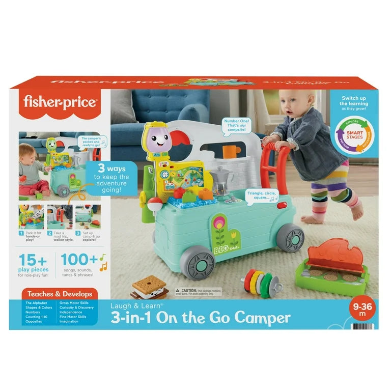 Fisher-Price Laugh and Learn 3-in-1 On-the-Go Camper