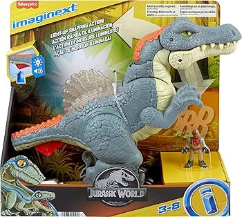 Fisher-Price Imaginext Jurassic World Ultra Snap Spinosaurus Dinosaur toy