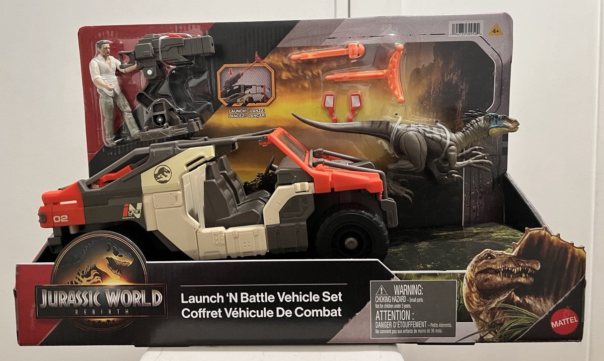 Jurassic World Rebirth Launch and Battle Vehicle Set