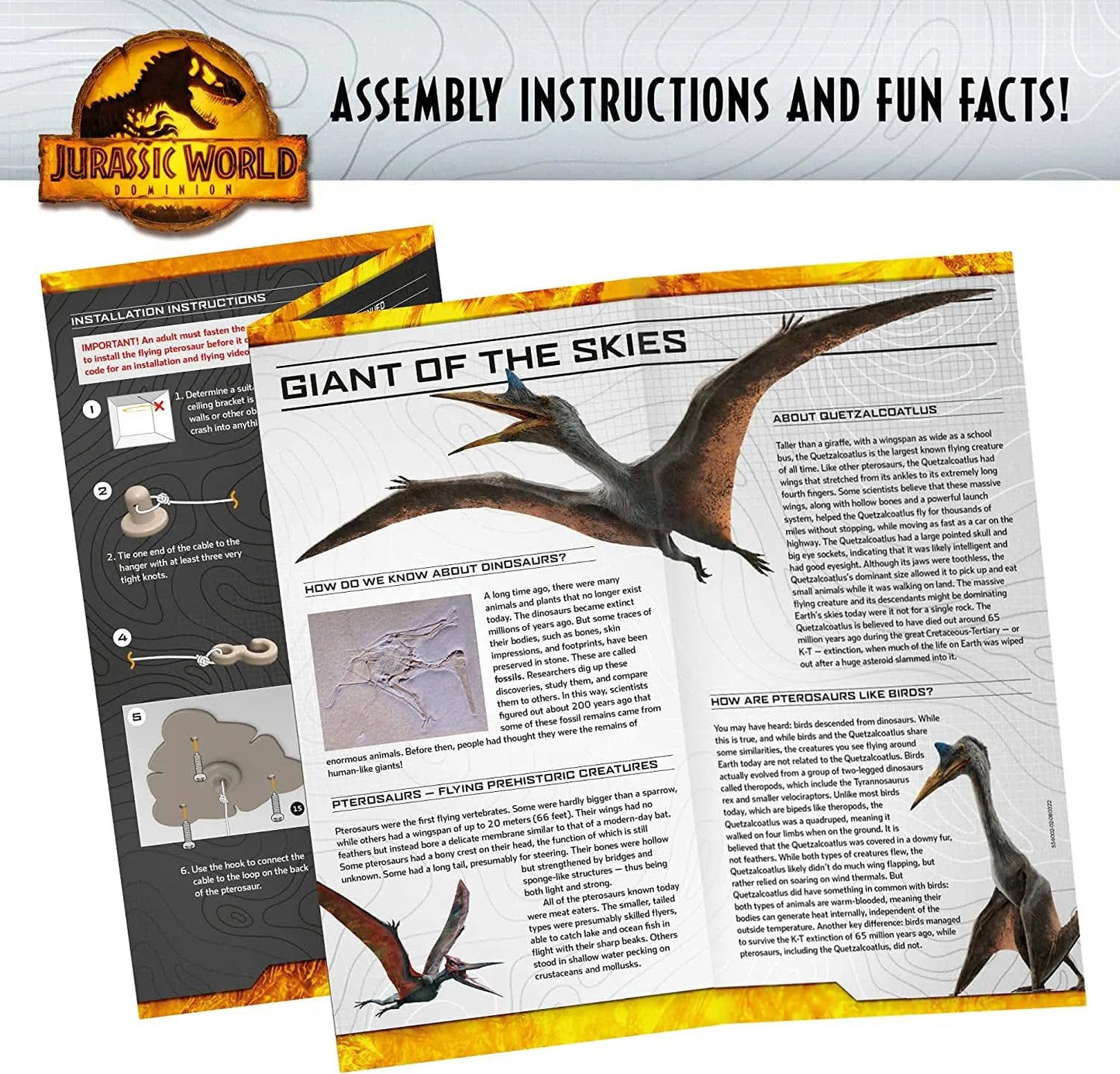 Thames & Kosmos Jurassic World Dominion Flying Pterosaur