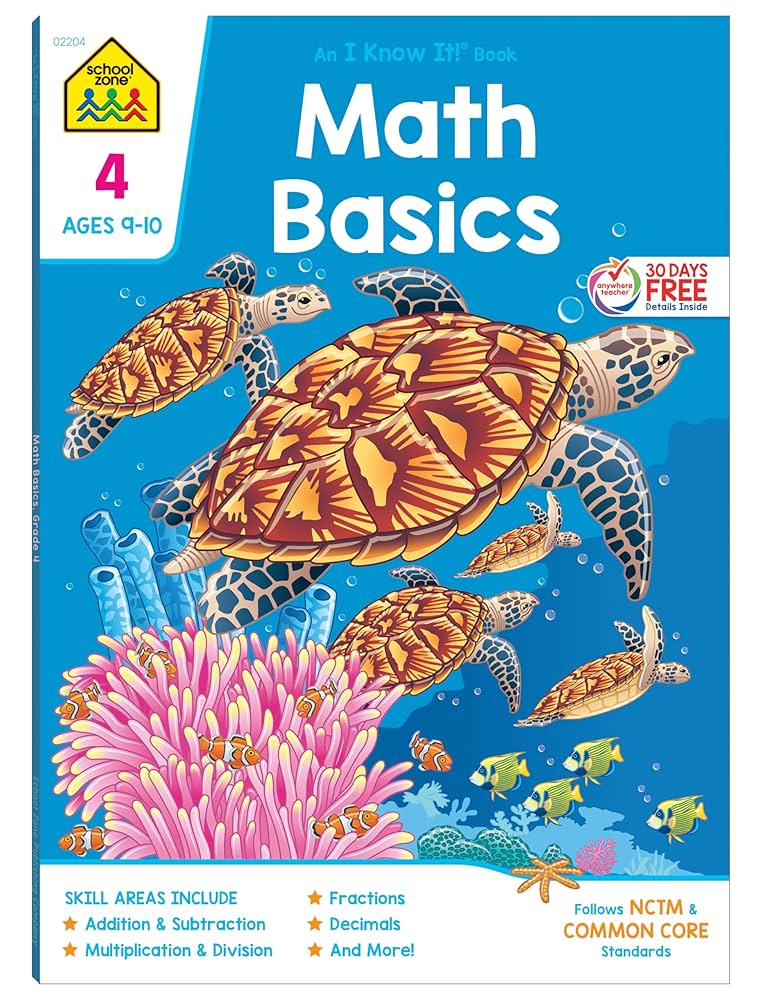 School Zone Math Basics 4 Grade