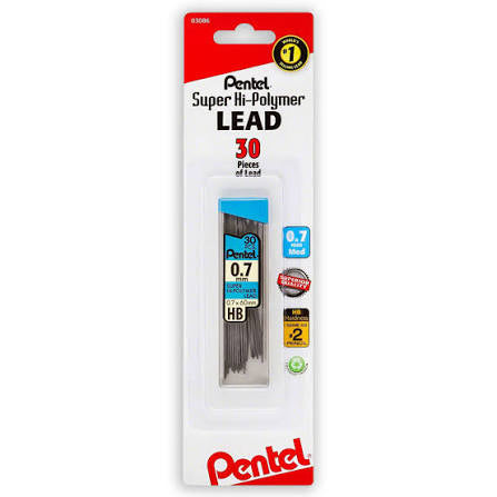 Pentel Super Hi-Polymer 0.7 Lead