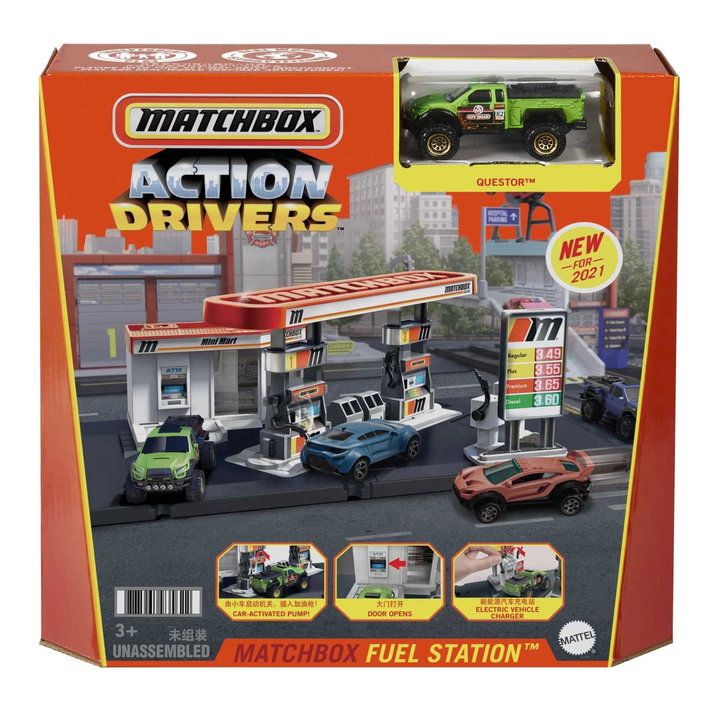 Matchbox Action Drivers Fuel Station