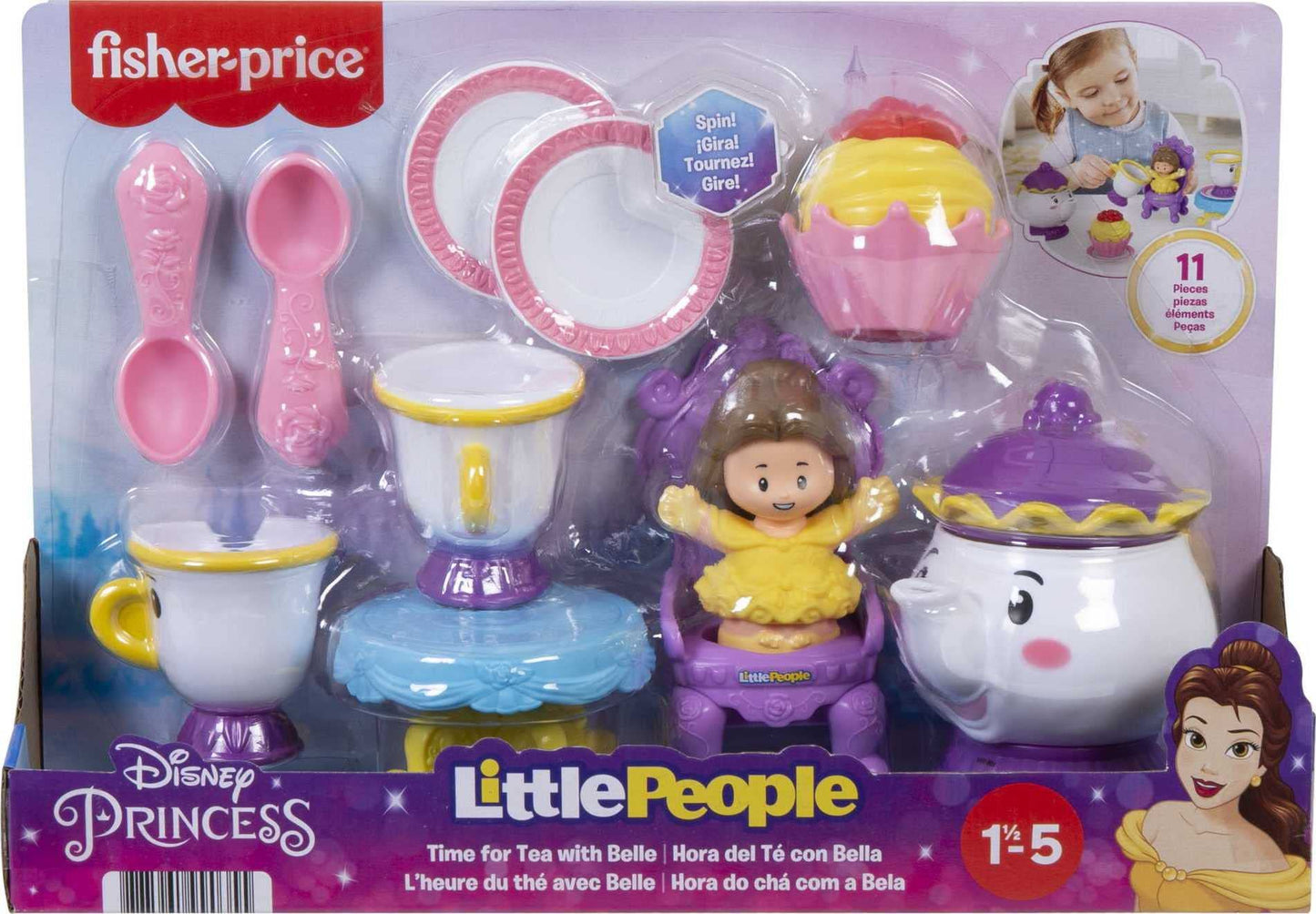 Little People Time for Tea with Belle Set