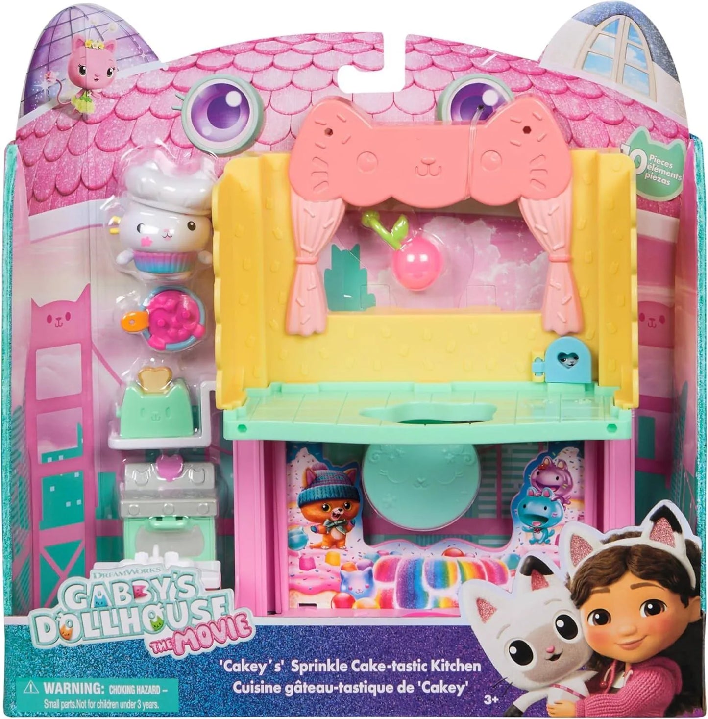 Gabby’s Dollhouse Cakey’s Sprinkle Cake-tastic Kitchen