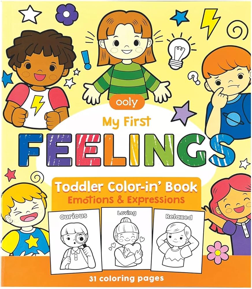 Ooly My First Book - Toddler Color-In Book