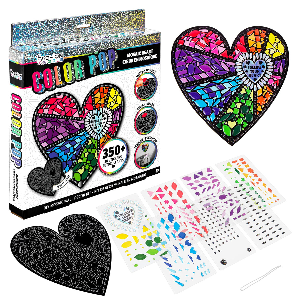 Color Pop Mosaic Heart