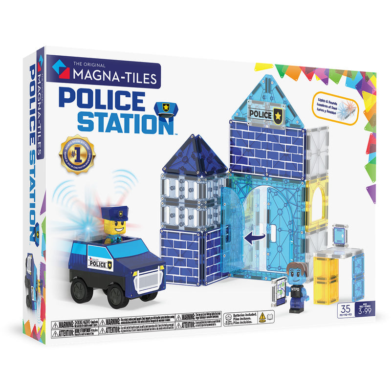 Magna Tiles Police Station